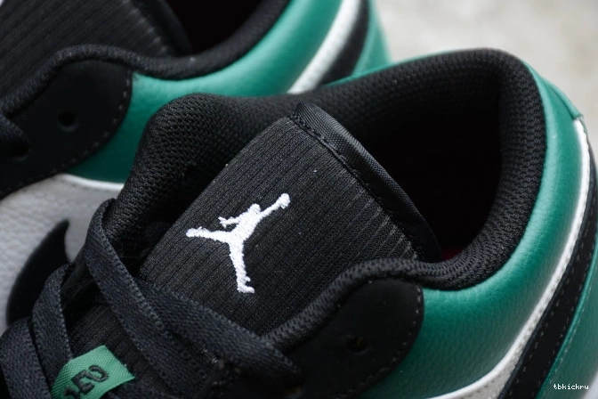Rep TBkick White Jordan Green Mystic Air 1 553558-113 Low Black 0627
